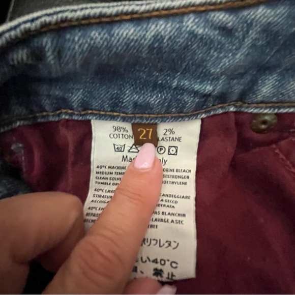 Notify Straight Leg Premium Designer Tailored Denim Blue Jeans SZ 27 - Picture 10 of 11